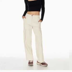Wilfred Free Aritzia New Highway Cargo Pants Tan Size 4